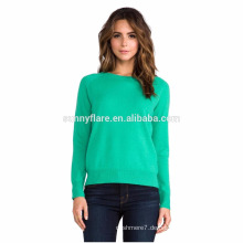 Heiße Selling100% Mongolische Kaschmir Frauen Langarm Pullover